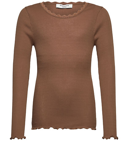 Rosemunde Bluse - RkBalta - Rib - Modal/Bomuld - Coca Mocha