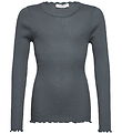 Rosemunde Bluse - RkBalta - Rib - Modal - Stormy Weather