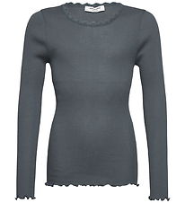 Rosemunde Blouse - RkBalta - Rib - Modal - Stormy Weather