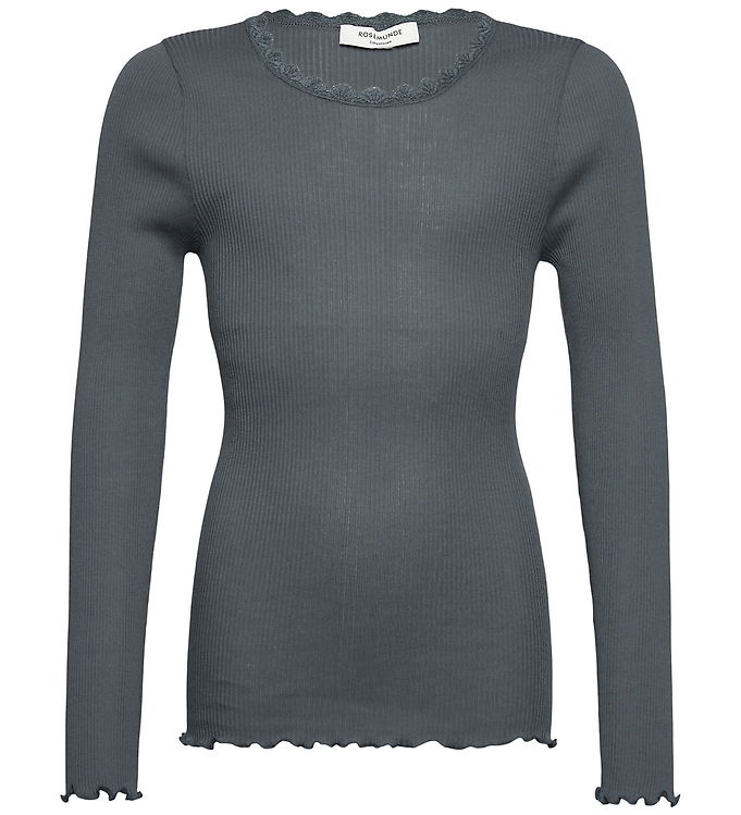 Rosemunde Bluse - RkBalta - Rib - Modal - Stormy Weather