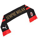 Puma Scarf - Knitted - 120 cm - AC Milan - Lining All Time Red