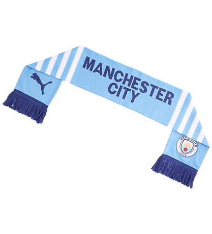 Puma Halstørklæde - Strik - 120 cm - Manchester City - Icy Blue/
