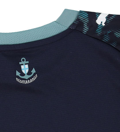 Puma Fodboldtrøje - Marseille Udebane - Navy/Baltic Sea Blue
