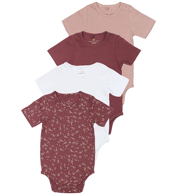 The New Siblings Bodyer k/æ - 4-pak - TnsbBaby - Multi Color Cru