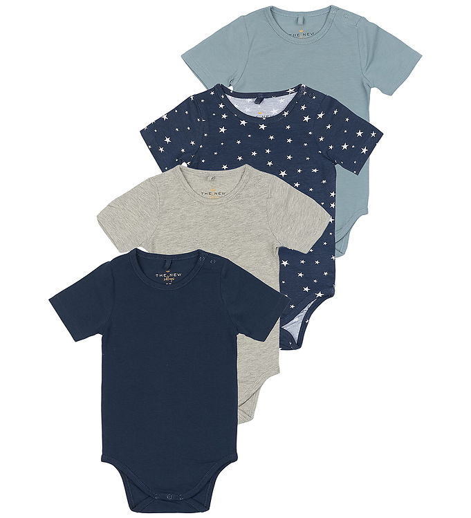 The New Siblings Bodyer k/æ - 4-pak - TnsbBaby - Multi Color Moo