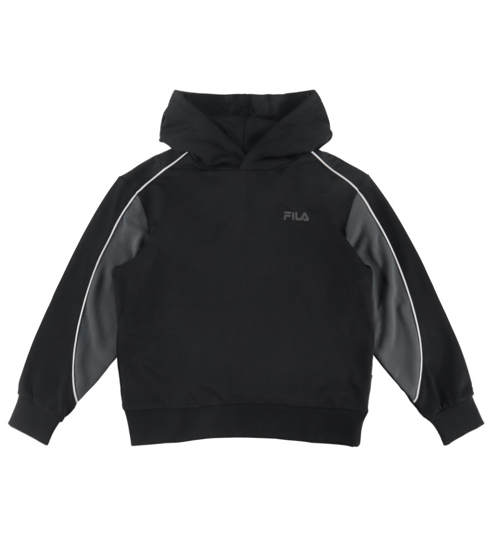 Fila Sweat à Capuche - Pas cher - Noir/Dark Shadow - Fila - 13-14 ans (158-164) - Sweat à Capuche