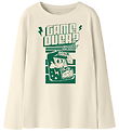 Name It Bluse - NkmVictor - Antique White/Game Over