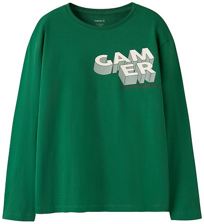 Name It Bluse - NkmVictor - Verdant Green/Gamer