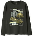 Name It Bluse - NkmVictor - Peat/Speed Race