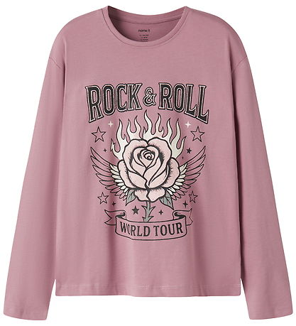 Name It Bluse - NkfVeen - Lilas/Rock & Roll