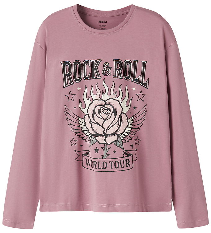 Name It Bluse - NkfVeen - Lilas/Rock & Roll