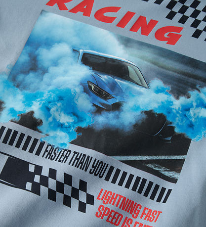 Name It Sweatshirt - NkmVoto - Ashley Blue/Racing