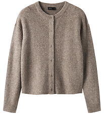 LMTD Cardigan - Strik Short - Noos - NlfKleave - Mocha Meringue
