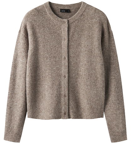 LMTD Cardigan - Strik Short - Noos - NlfKleave - Mocha Meringue