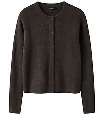 LMTD Cardigan - Strik - Short - Noos - NlfKleave - Chocolate Bro