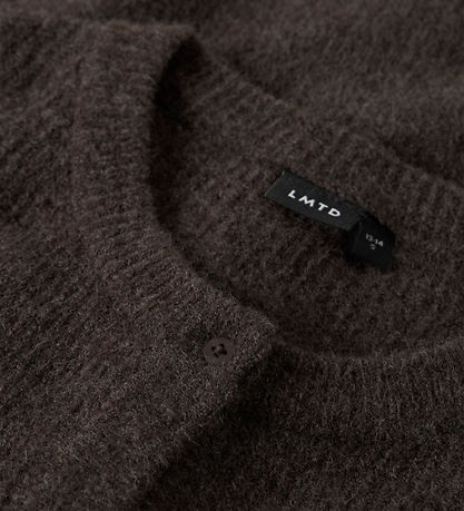 LMTD Cardigan - Strik - Short - Noos - NlfKleave - Chocolate Bro