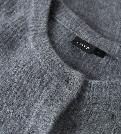 LMTD Cardigan - Strik - Short - Noos - NlfKleave - Grey Melange