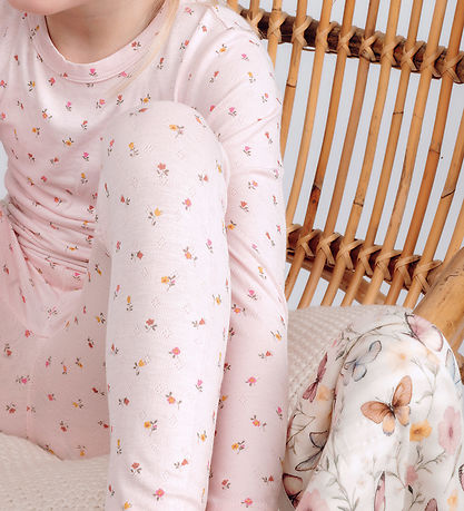 Hust and Claire Leggings - Bambus - Ludo - Chalk Punk m. Blomste