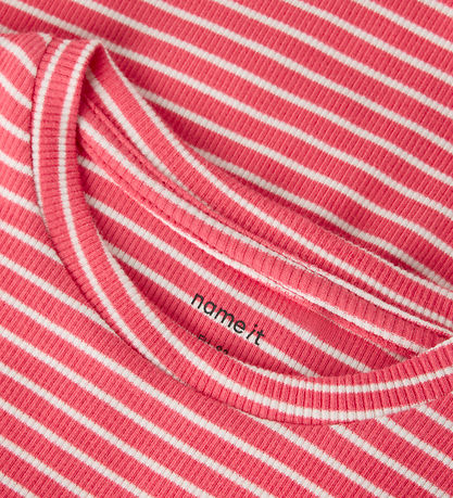 Name It Bluse - Rib - NmfDilla - Paradise Pink