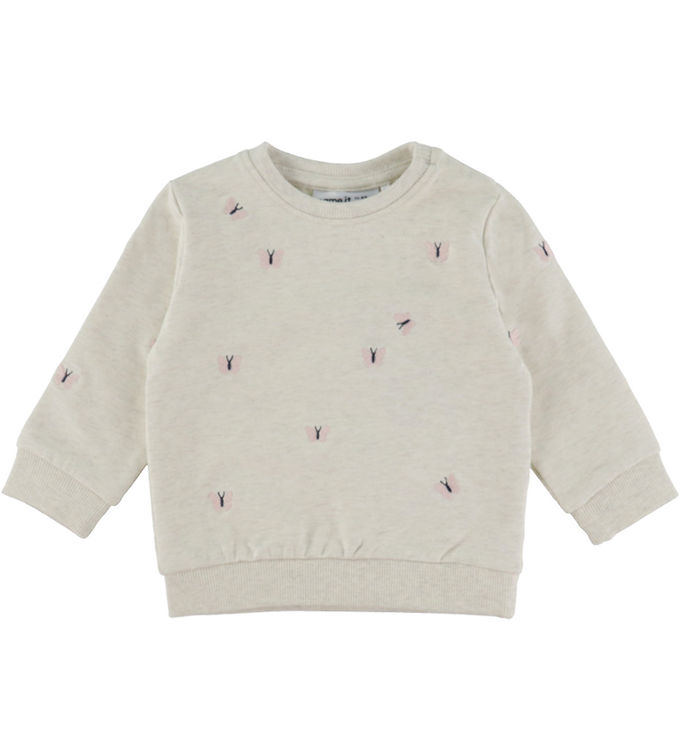 Name It Sweatshirt - NbfKarolle - Peyote Melange