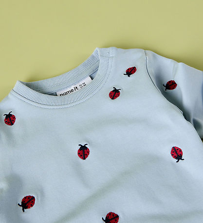 Name It Sweatshirt - NbfKarolle - Subdued Blue