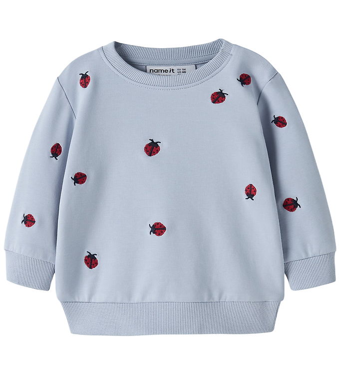 Name It Sweatshirt - NbfKarolle - Subdued Blue