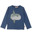 DYR-Cph Bluse - DyrRoar - Midnight Blue m. Klumpfisk