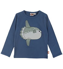 DYR-Cph Bluse - DyrRoar - Midnight Blue m. Klumpfisk