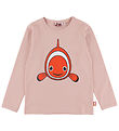 DYR-Cph Bluse - DyrRoar - Powder Pink m. Klovnefisk