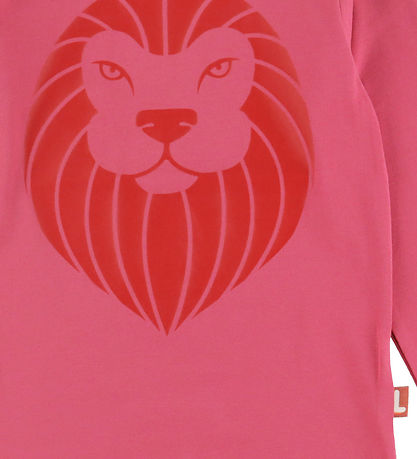 DYR-Cph Bluse - DyrRoar - Raspberry Sorbet m. Løve