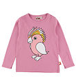 DYR-Cph Bluse - DyrShedding - Rose m. Papegøje