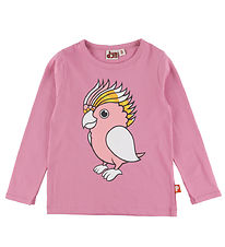 DYR-Cph Bluse - DyrShedding - Rose m. Papegøje