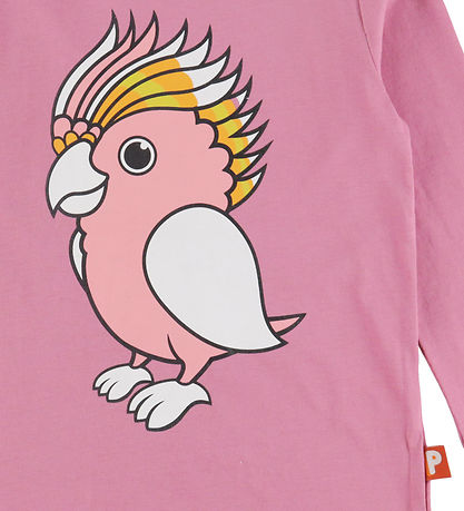 DYR-Cph Bluse - DyrShedding - Rose m. Papegøje