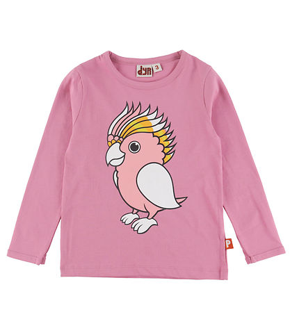 DYR-Cph Bluse - DyrShedding - Rose m. Papegøje