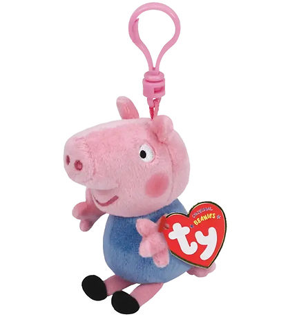 Ty Nøglering m. Bamse - Beanie Babies - 10 cm -  Gustav Gurli Gr