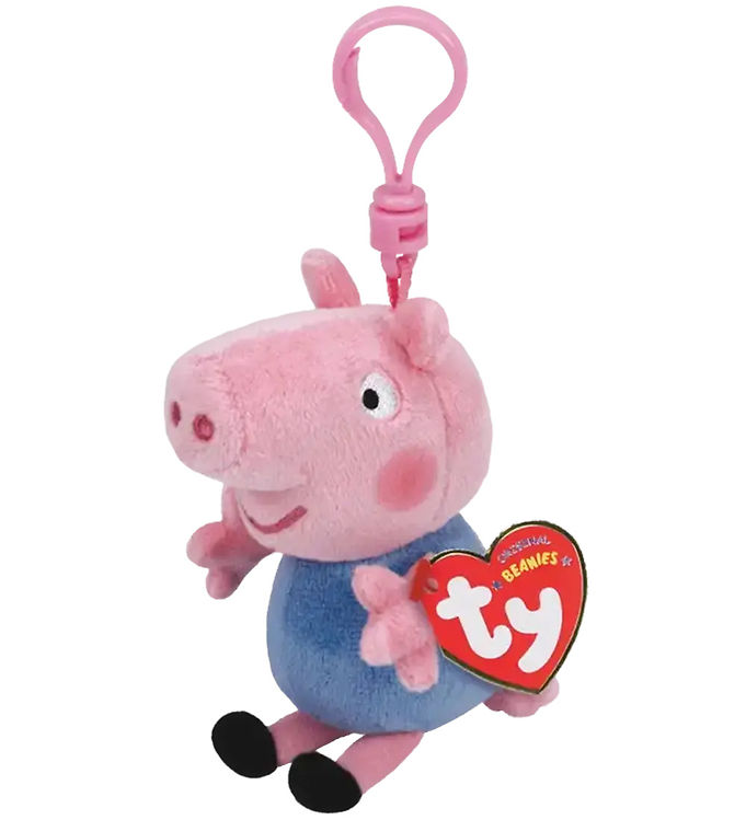 Ty Nøglering m. Bamse - 10 cm - George