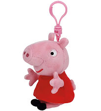Ty Nøglering m. Bamse - 10 cm - Peppa Pig
