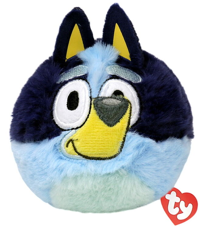 Ty Bamse/Hoppebold - Beanie Babies - Bluey - 10 cm - Bluey