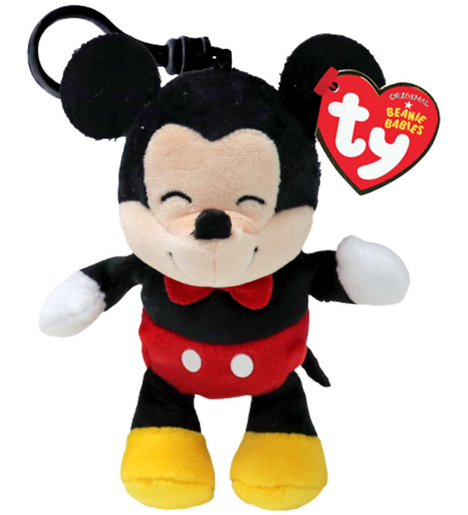 Ty Nøglering m. Bamse - 10 cm - Mickey Mouse