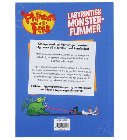 Forlaget Carlsen Bog - Phineas Og Ferb - Labyrintisk Monsterflim