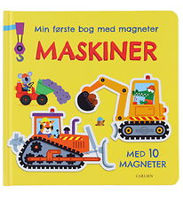 Forlaget Carlsen Bog - Min Første Bog Med Magneter - Maskiner