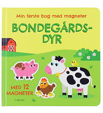 Forlaget Carlsen Bog - Min Første Bog Med Magneter - Bondegårdsd