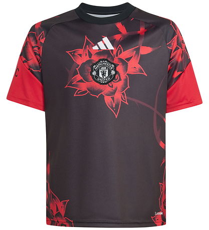 adidas Performance Fodboldtrøje - MUFC Preshi - Mufred/Black