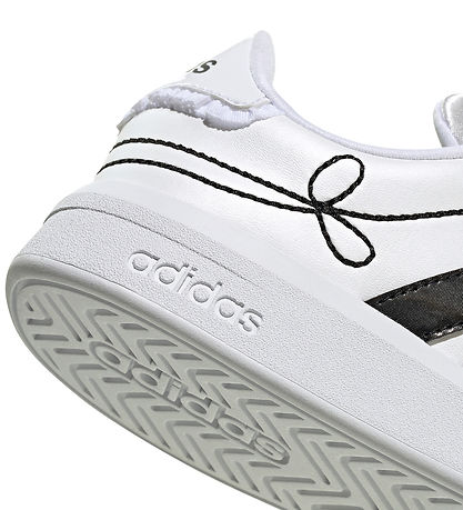 adidas Performance Sko - Grand Court 3.0 J - Ftwwht/Cblack/Hirey