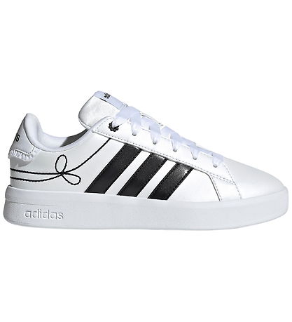adidas Performance Sko - Grand Court 3.0 J - Ftwwht/Cblack/Hirey