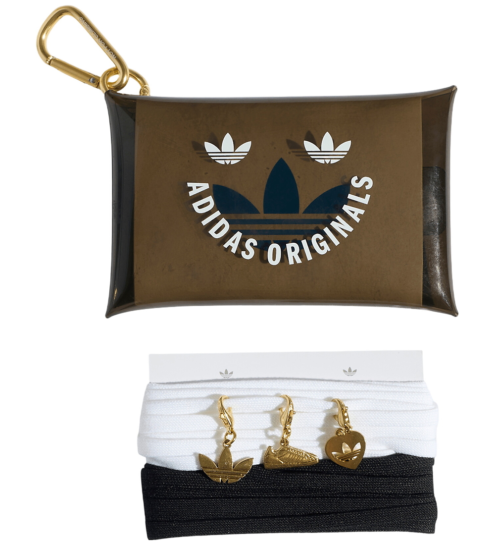 adidas Originals Schnürsenkel - Jewelace - Schwarz/Weiß/Gold - adidas Originals - One Size - Schnürsenkel