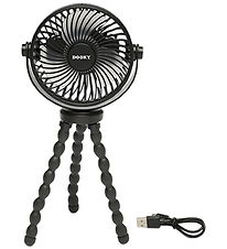 Dooky Fan for Pram/Stroller - Deluxe - Black