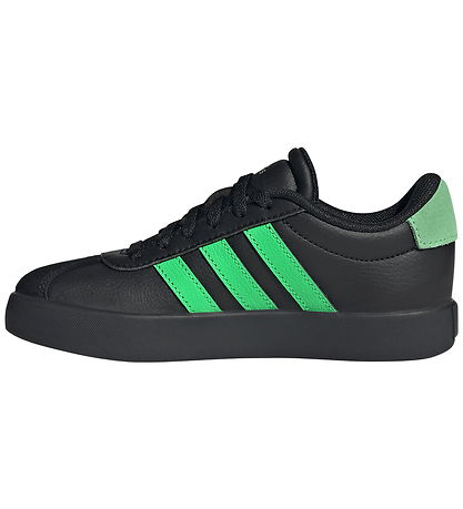 adidas Performance Sko - VL Court 3.0 K - Cblack/Scrgrn/Carbon
