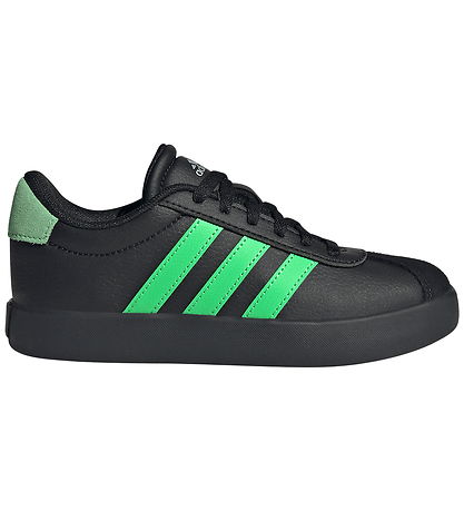 adidas Performance Sko - VL Court 3.0 K - Cblack/Scrgrn/Carbon
