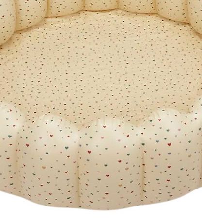 Konges Sløjd Badebassin - Large Shell - 160x45 cm - Multi Hearts